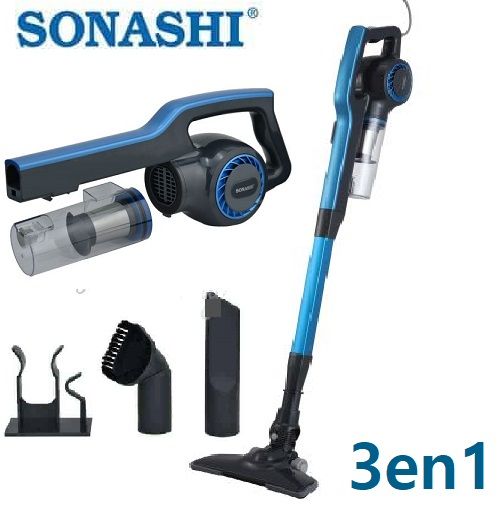 Aspirateur balai à main sonashi 0,9 L 600 W SVC-9032 Bleu (SID)