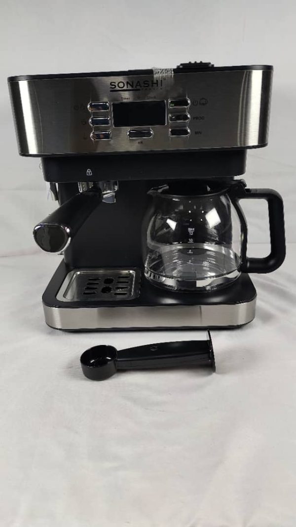 Machine à café cafetière expresso 850W 15 Bars SCM-4976