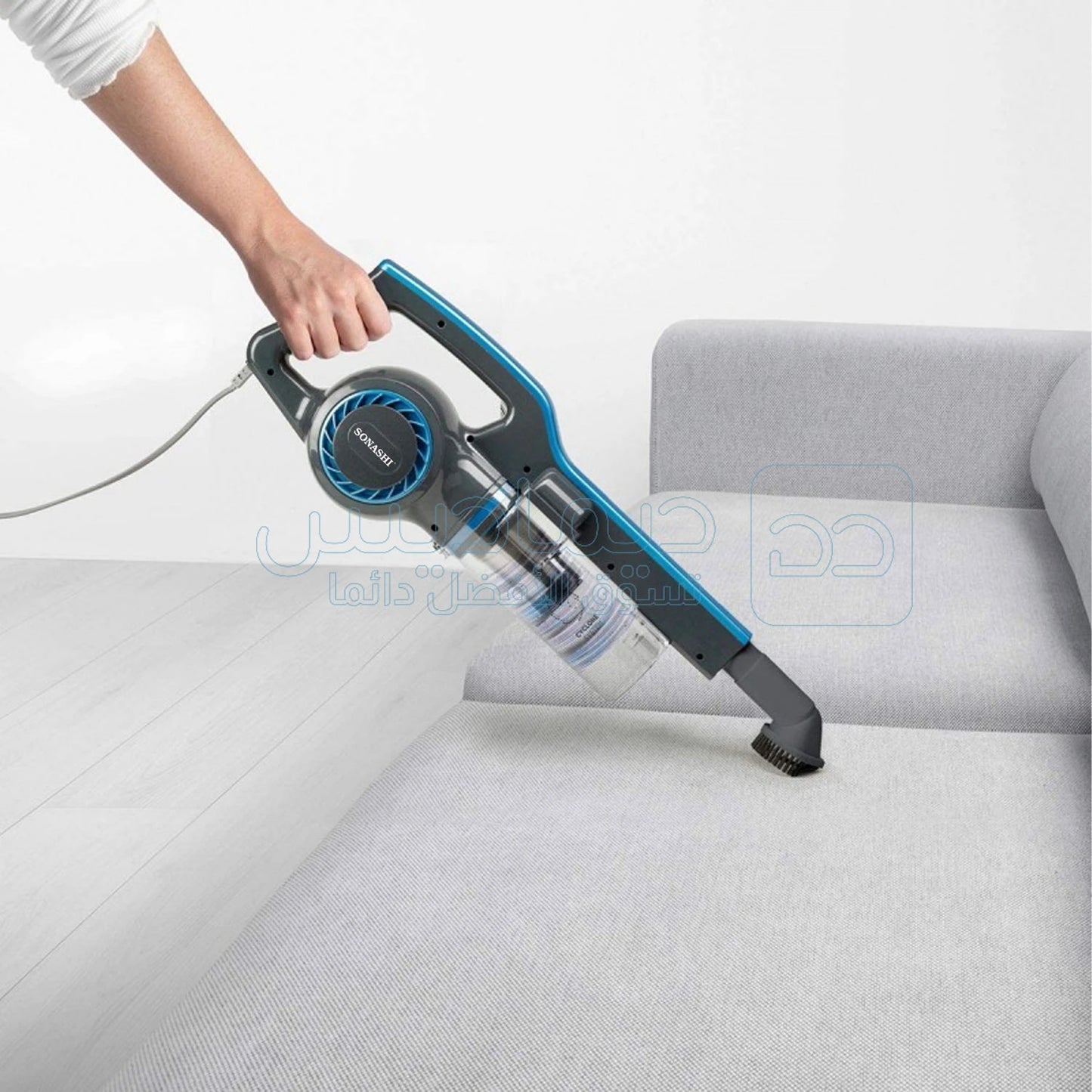 Aspirateur balai à main sonashi 0,9 L 600 W SVC-9032 Bleu (SID)