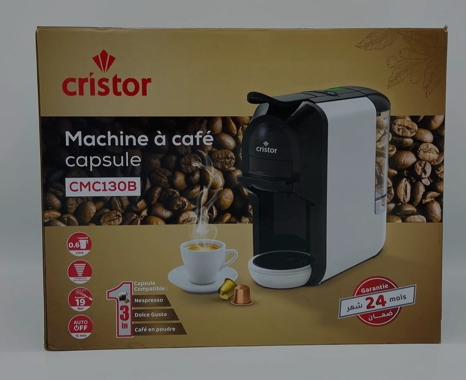 MACHINE A CAFE 3EN1 CRISTOR 19BAR CMC130R