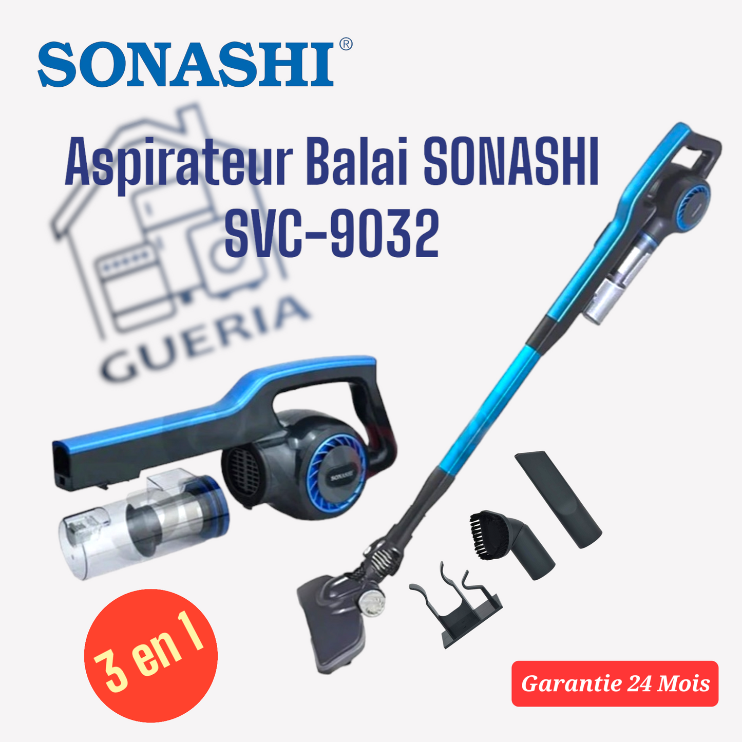 Tiktok Aspirateur Balai SONASHI SVC-9032 (DHO)