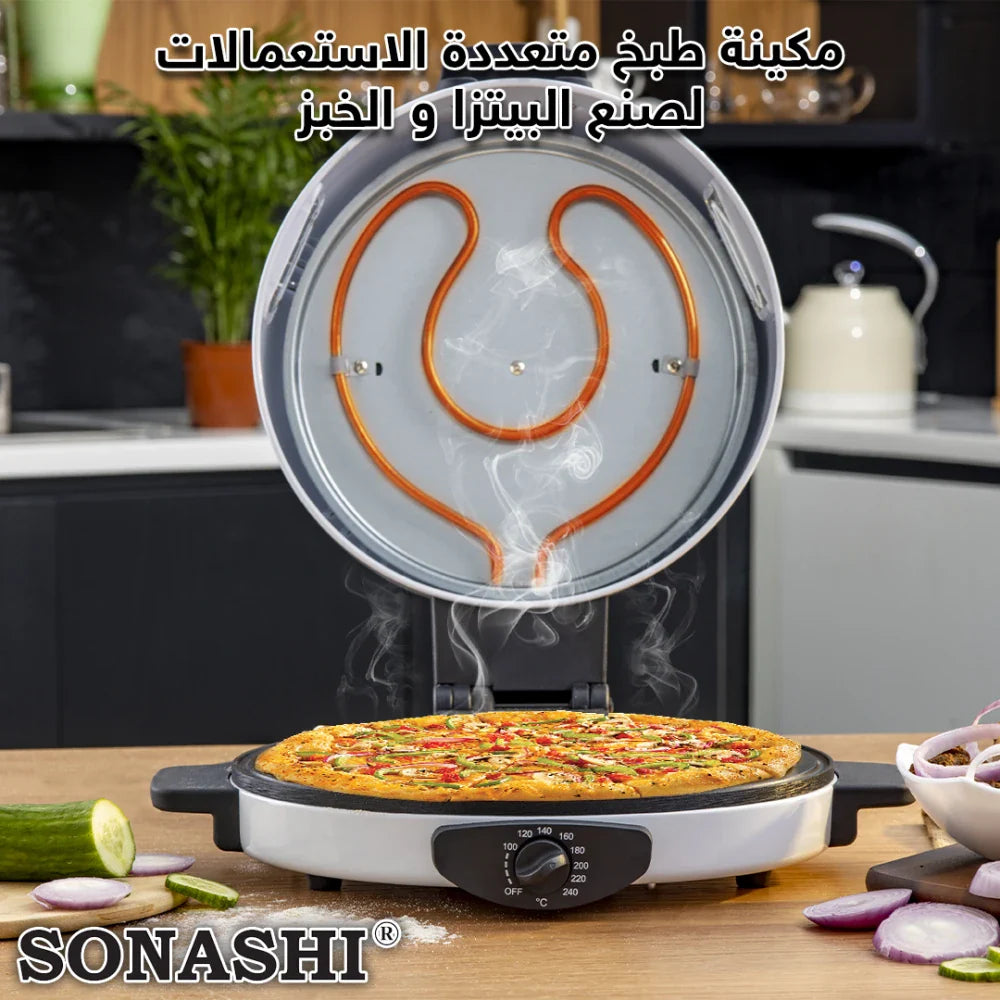 Machine à pain et pizza 2en1 SONASHI SABM-863 (MSA)