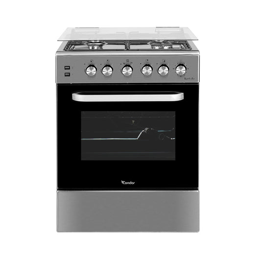 Cuisinière CONDOR RAVIOLLA 4 FEUX 60 CM RV2 TAB S GRAY C46RV20G