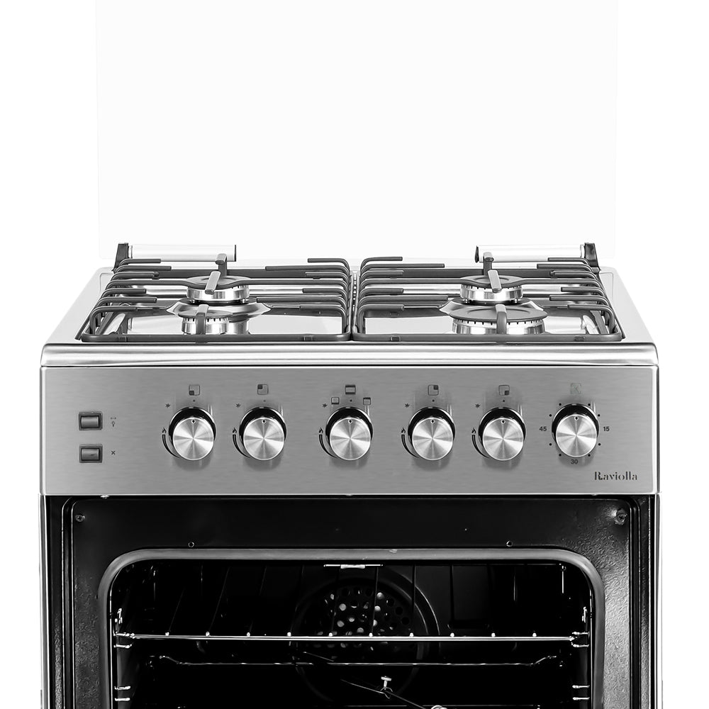 Cuisinière CONDOR RAVIOLLA 4 FEUX 60 CM RV2 TAB S GRAY C46RV20G