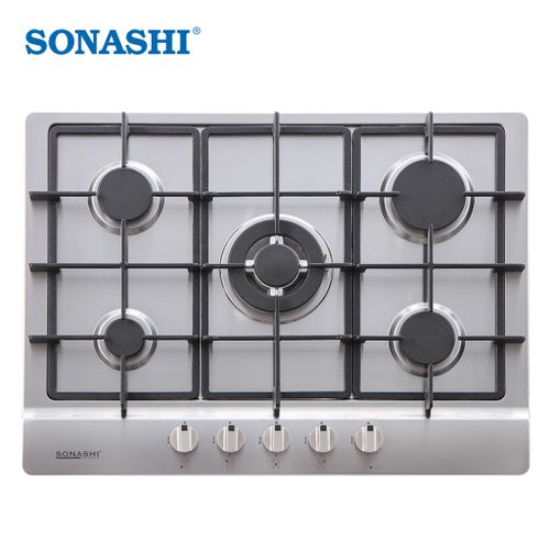 Plaque chauffante inox A Gaz 5 Feux SONASHI SGH-005