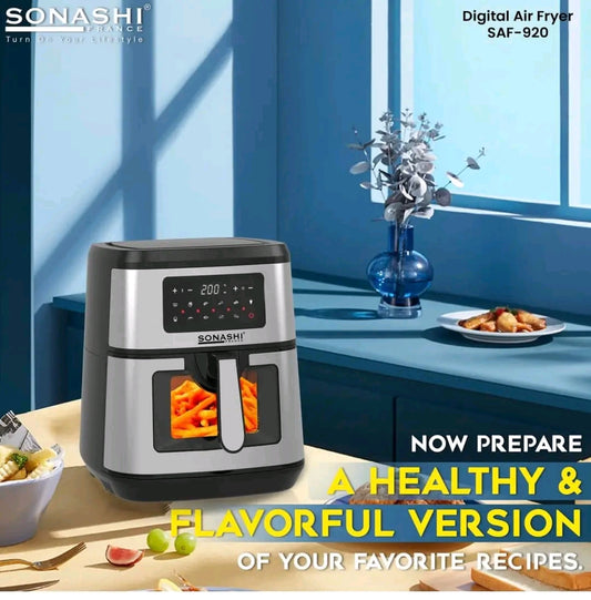 Friteuse Air Fryer sans huile 9.2L 2000W Sonashi SAF-920 (SID)