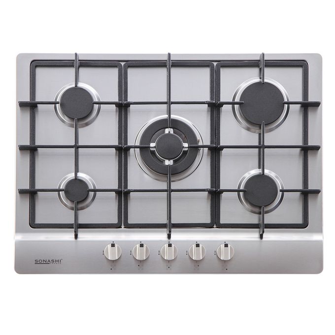 Plaque chauffante inox A Gaz 5 Feux SONASHI SGH-005
