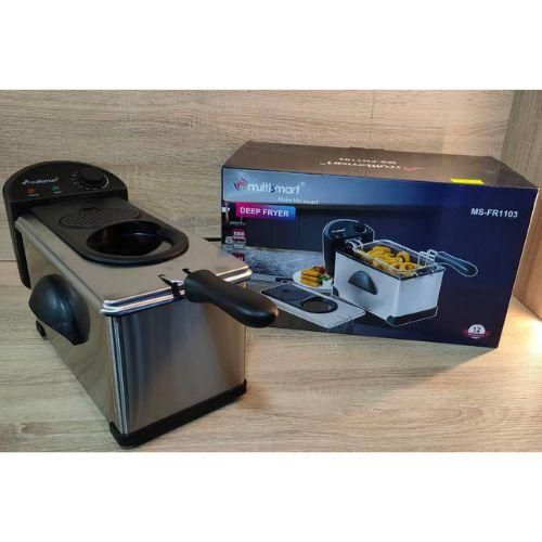 FRITEUSE MULTISMART A L HUILE 3.5L 3 BAC INOX MS-FR1103