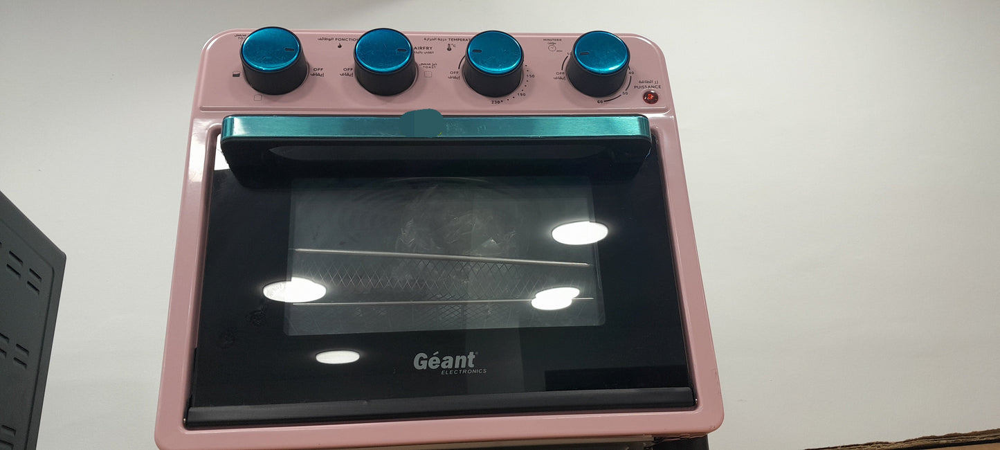 Four Électrique + Air Fryer GÉANT 20L ROSE GN-GAF204-RS