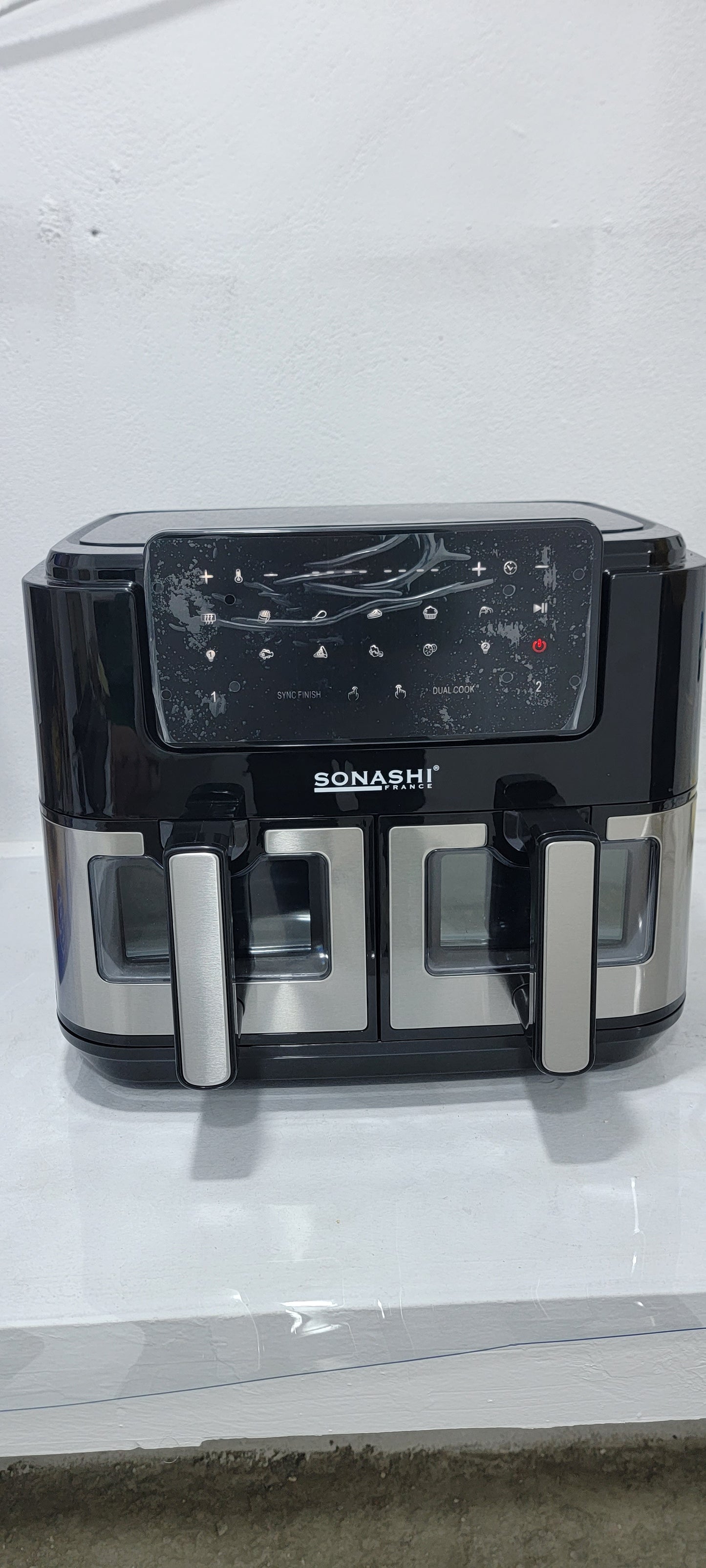 Friteuse Air Fryer SONASHI 10L double bacs SAF-105 (YSM)