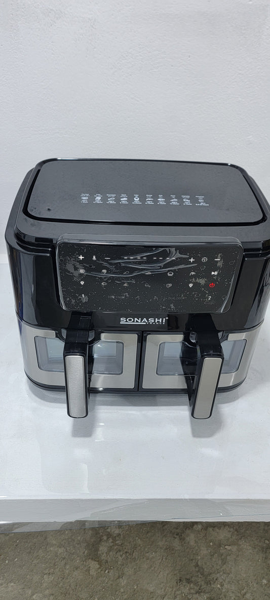 Friteuse Air Fryer SONASHI 10L double bacs SAF-105 (YSM)