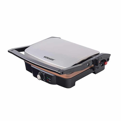 Machine à Sandwichs et Grillades en Inox 2000W Sonashi SGT-859