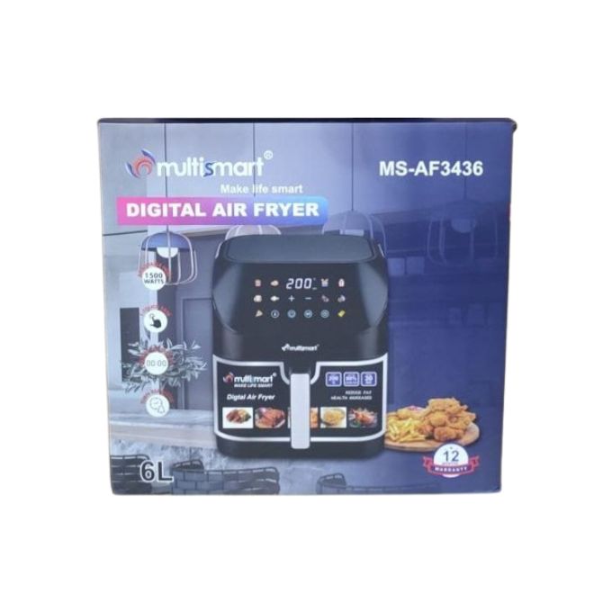 Friteuse Air Fryer MULTISMART 6L 1500W MS-AF3436 (YSM)