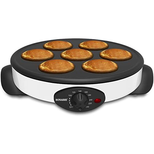 SONASHI Crêpière Et Machine À Pancakes 2en1 1500W SCRM-865