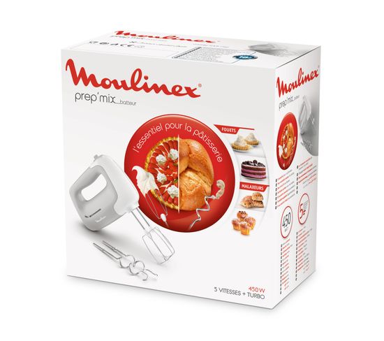 Batteur MOULINEX 5V 450 W HM450B10