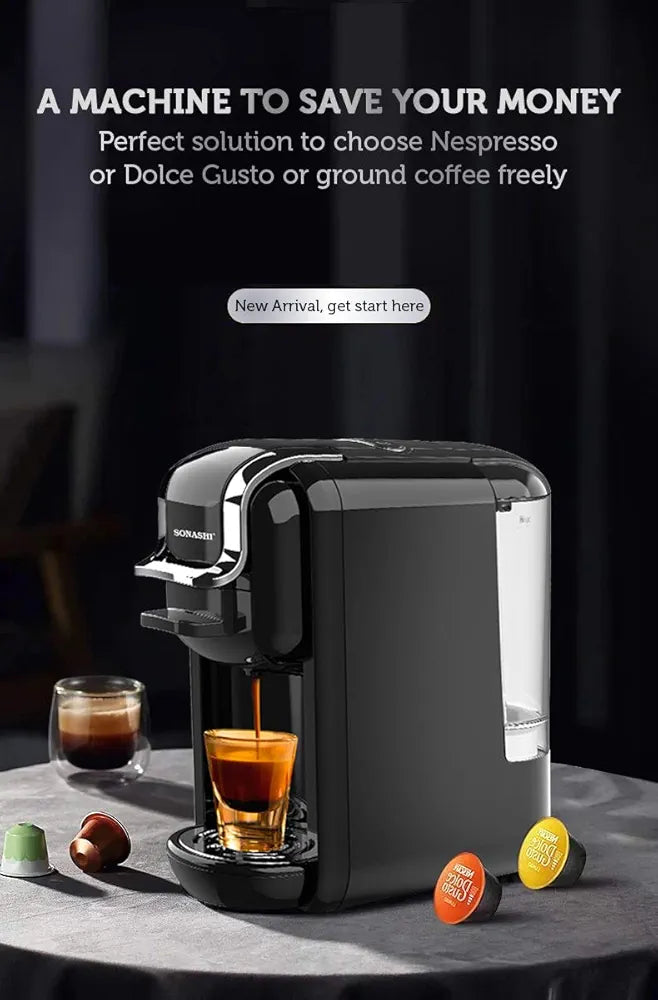 Machine à café 3 en 1 SONASHI SCM-4969 (NDRS)