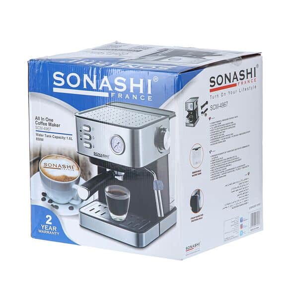 Machine a café sonashi 3en1 scm-4967