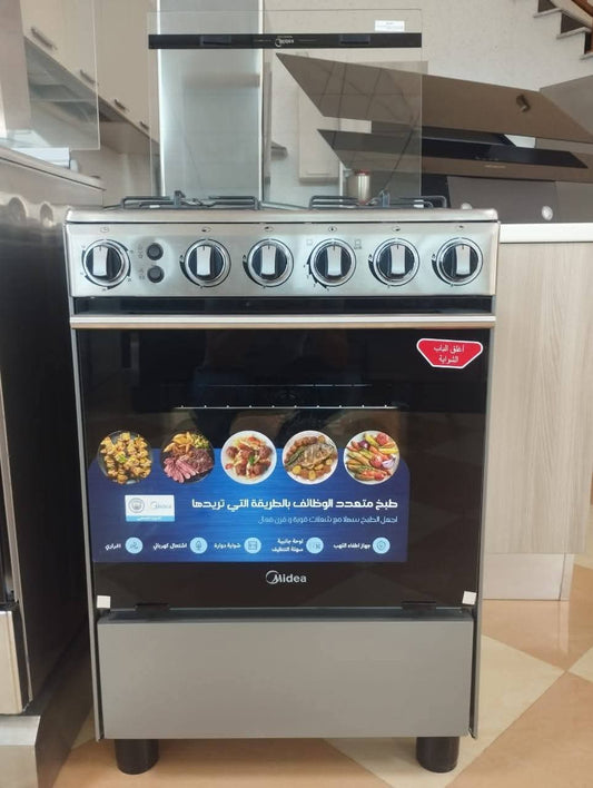 Cuisinière MIDEA INOX VENTILÉE 60X60 6060-057-IC