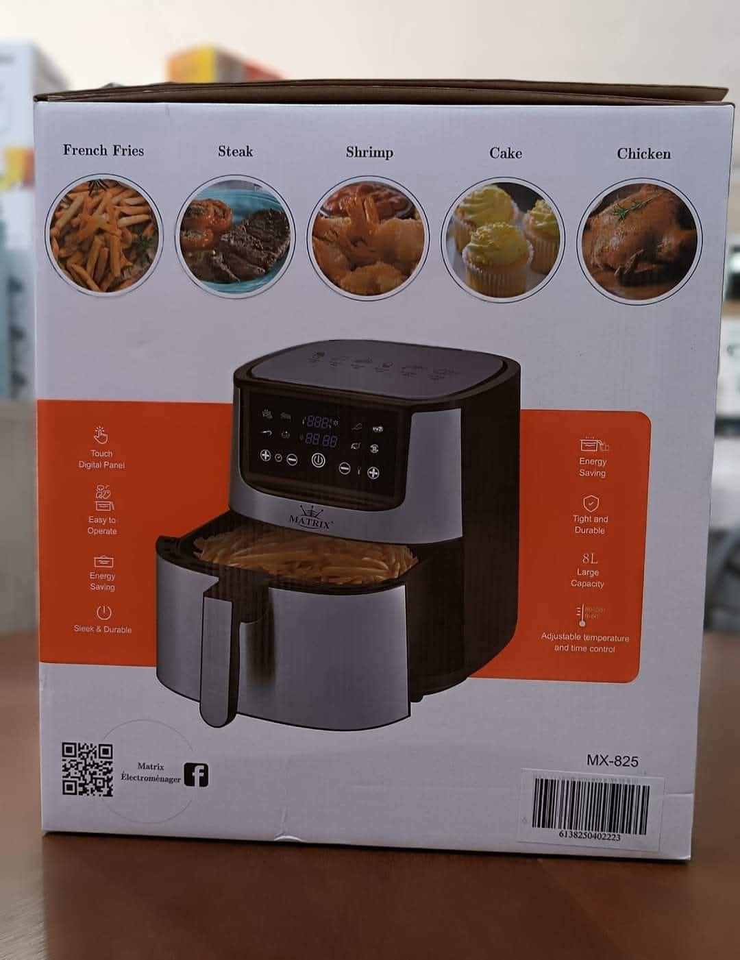 Friteuse Air Fryer MATRIX 8L MX-825