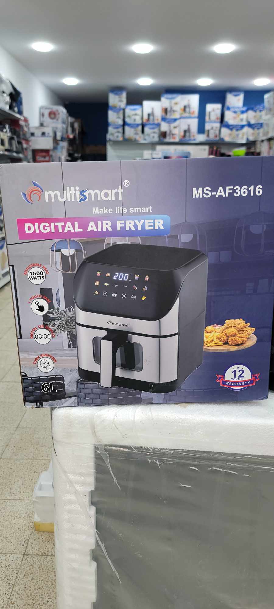Friteuse Air Fryer MULTISMART 6L 1500W MS-AF3616 (YSM)