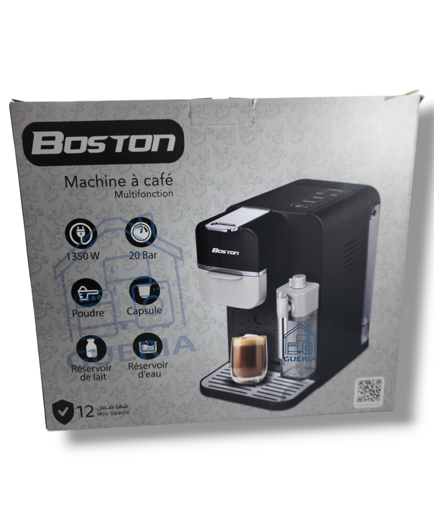 Cafetière Boston BCM-4002 | 20 Bar | 1350 W [DHO]