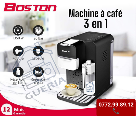 Cafetière Boston BCM-4002 | 20 Bar | 1350 W [DHO]