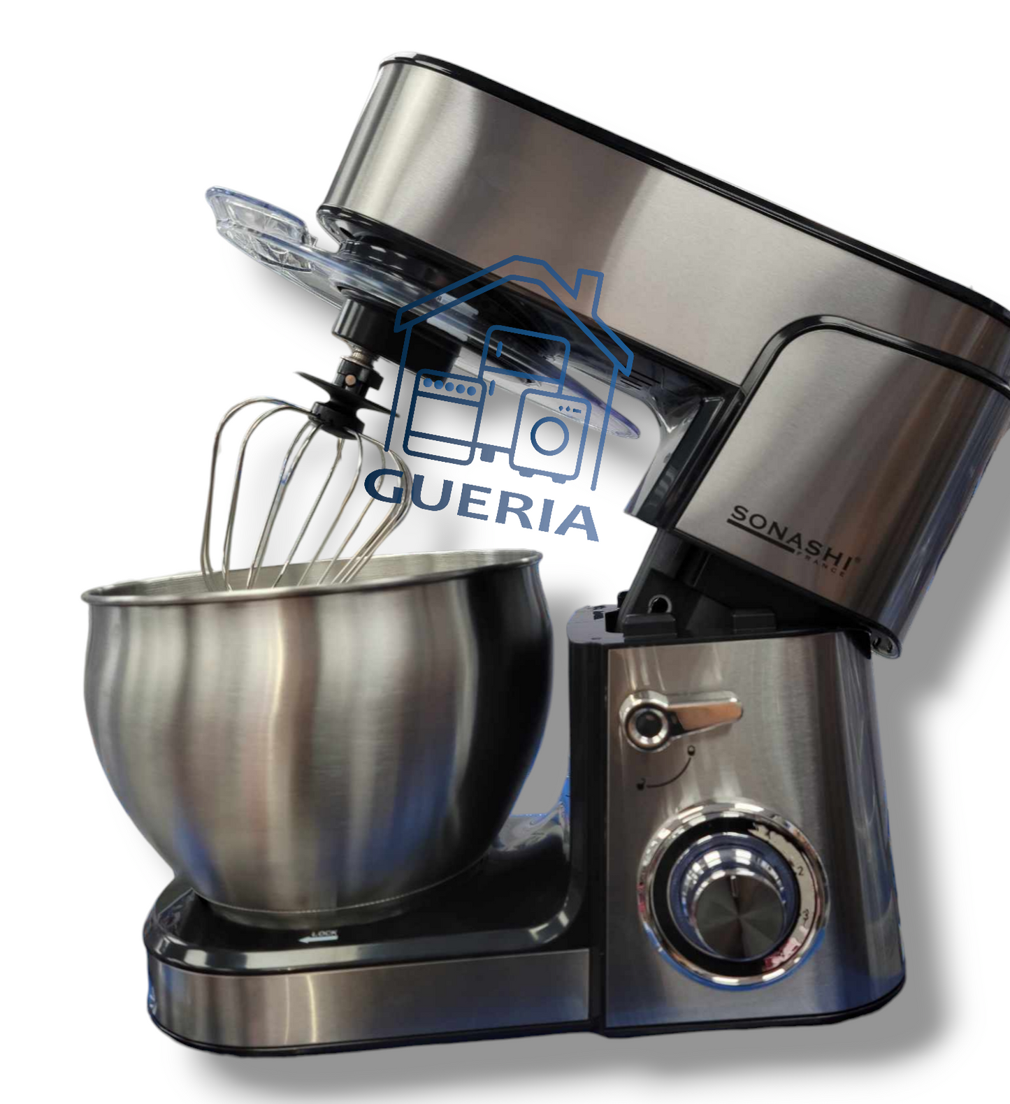 Pétrin Multifonctions Inox 1500W -07L Sonashi | SMX-154 [MSA]