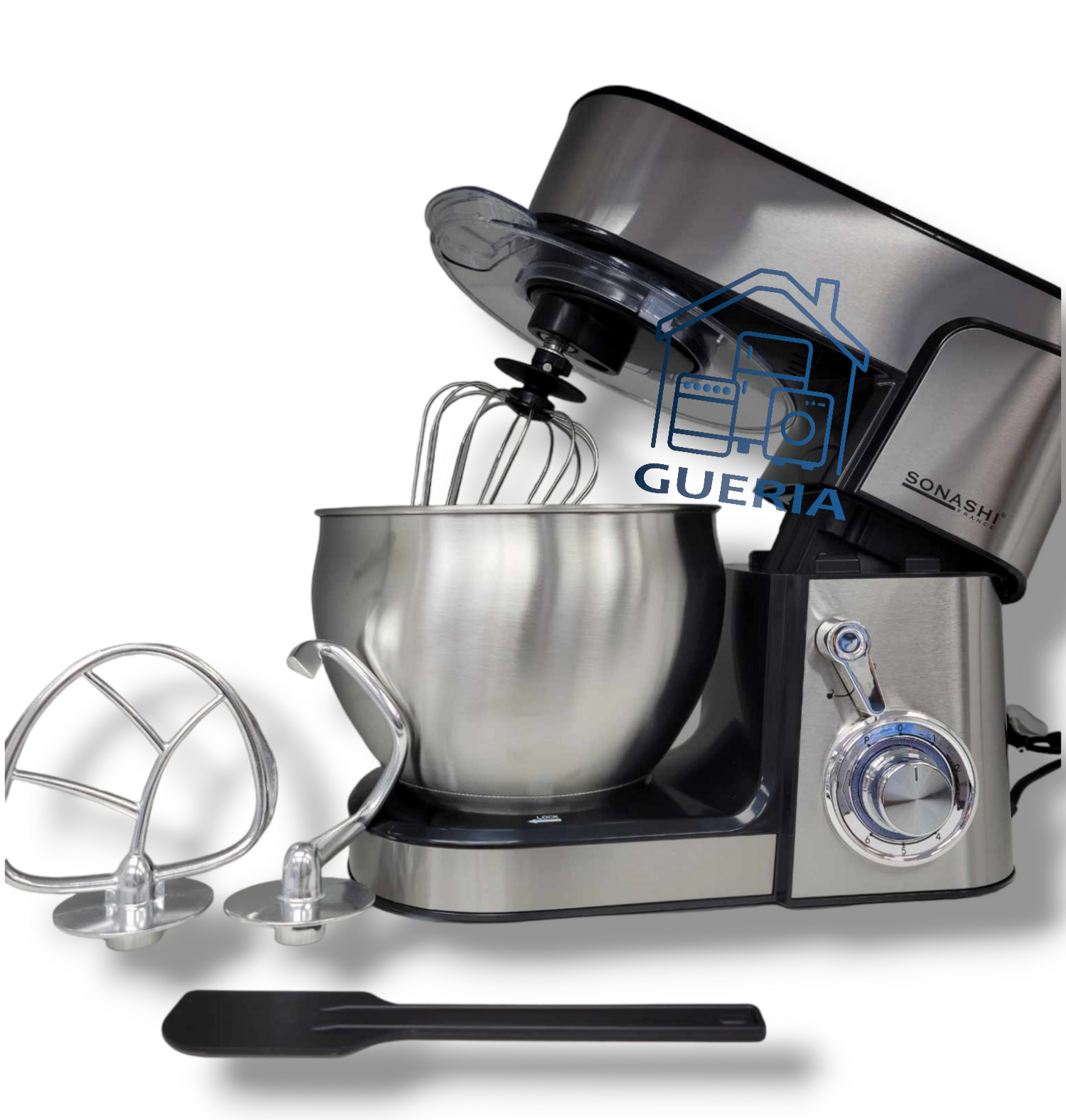 Pétrin Multifonctions Inox 1500W -07L Sonashi | SMX-154 [MSA]