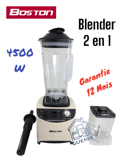 Blender 2 en 1 Multifonction BOSTON 4500 Watts [DHO]