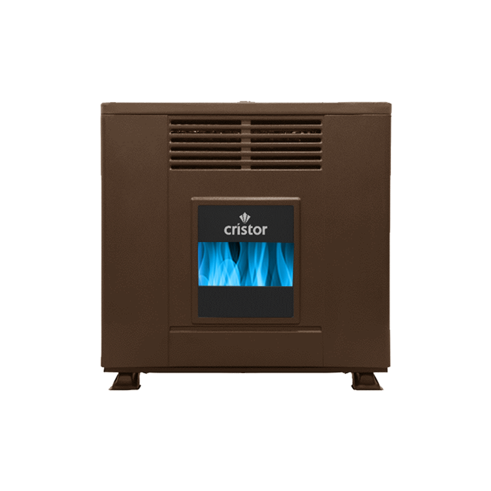 Radiateur à Gaz CRISTOR 12KW MARRON + DÉTECTEUR RGK212M