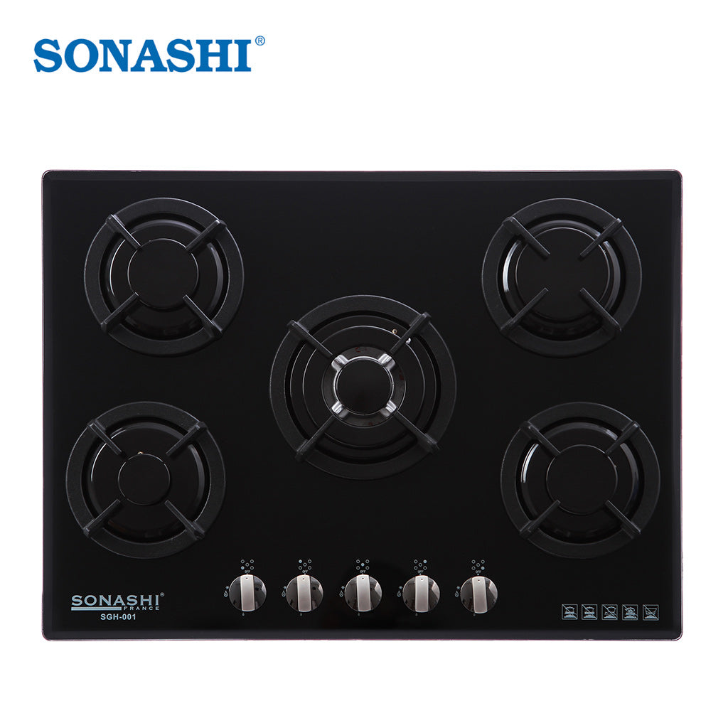 Plaque chauffante A Gaz 5 Feux SONASHI SGH-001