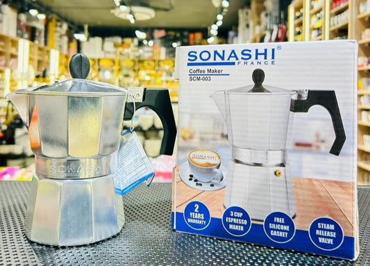 Mini Cafetière Espresso Capacité De 3 Tasses SONASHI SCM-003
