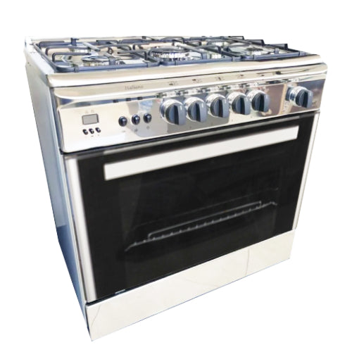 Cuisinière GÉANT ILTALIANO INOX AFFICHEUR DIGITAL GK-CFI5NBD-IV
