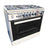 Cuisinière GÉANT ILTALIANO INOX AFFICHEUR DIGITAL GK-CFI5NBD-IV