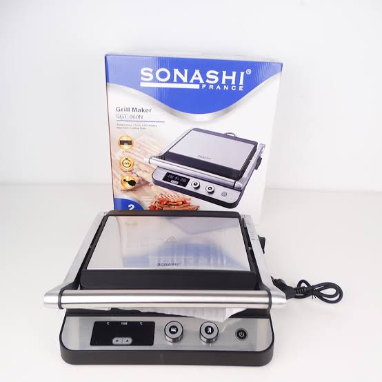 Grill À Viande Et Barbecue Électrique 2000W Sonashi SGT-860