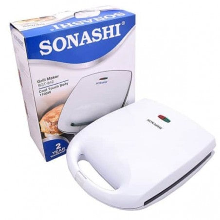 Presse Panini Blanc 1100W SONASHI SGT-842