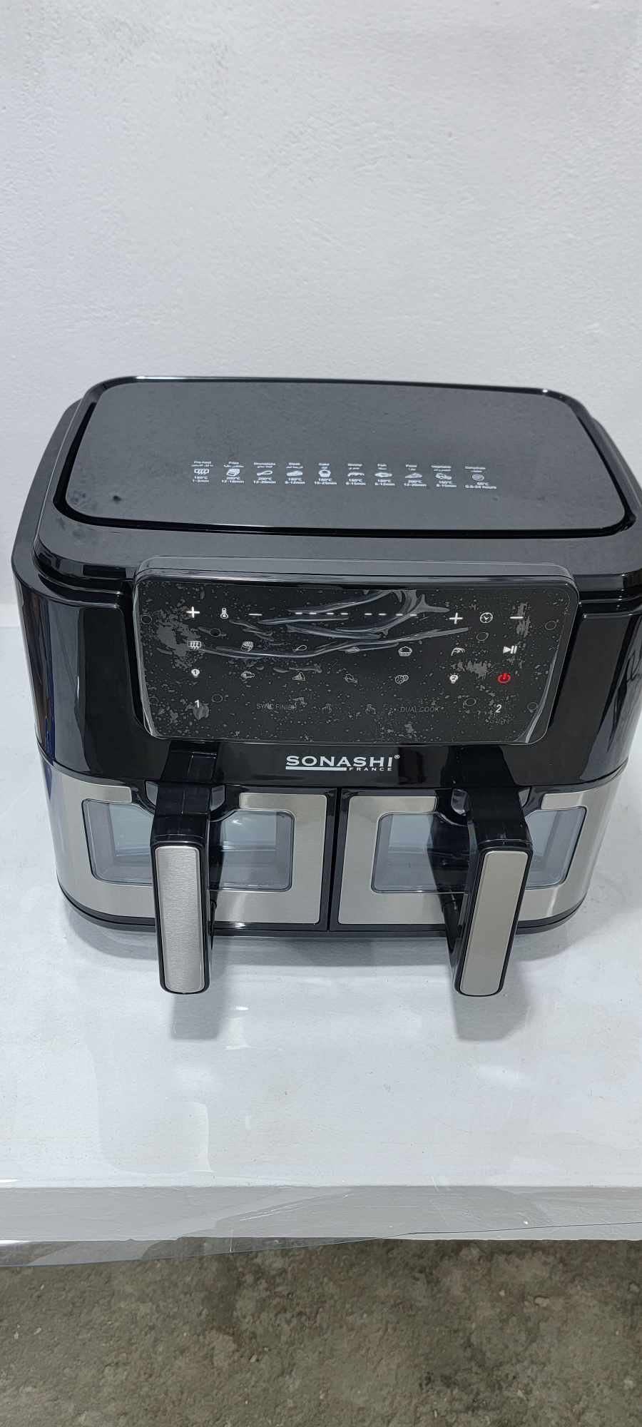 Tiktok Friteuse Air Fryer SONASHI 10L DOUBLE BACS 2600W SAF-105 (YSM)