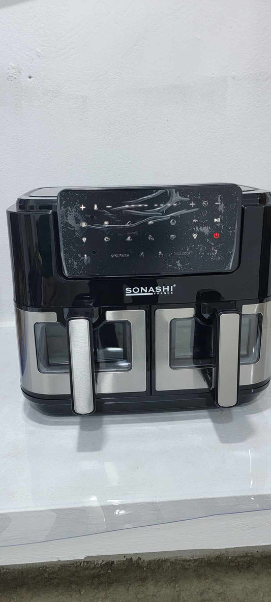 Friteuse Air Fryer SONASHI 10L DOUBLE BACS 2600W SAF-105 (YSM)