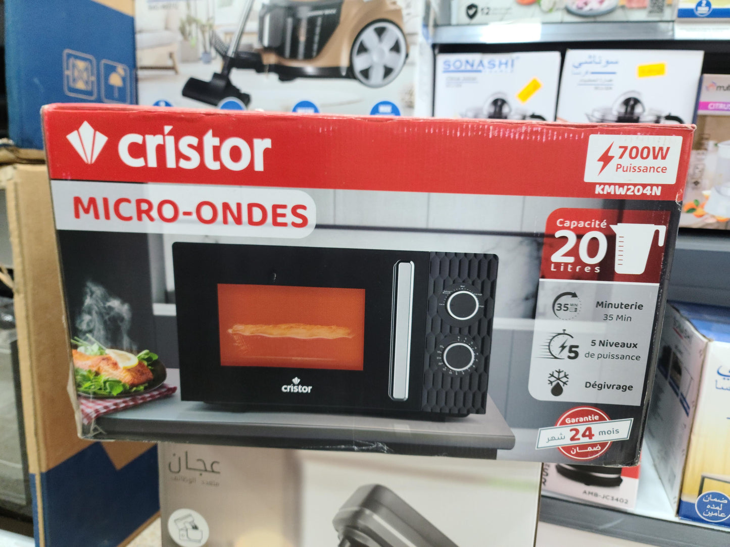 Micro-Ondes CRISTOR 20L 700W  KMW204N