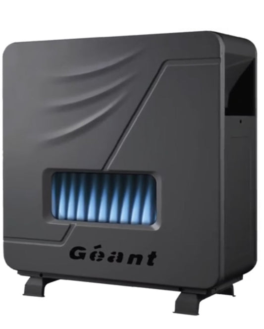 Chauffage à Gaz Naturel GÉANT 11KW NOIR GN-120B-NG