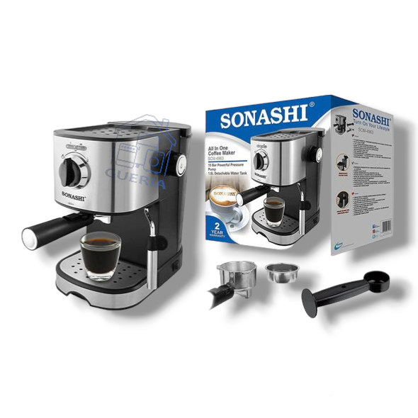 Machine à café SONASHI | SCM-4963 | 850 W | 15 Bar {YSM}