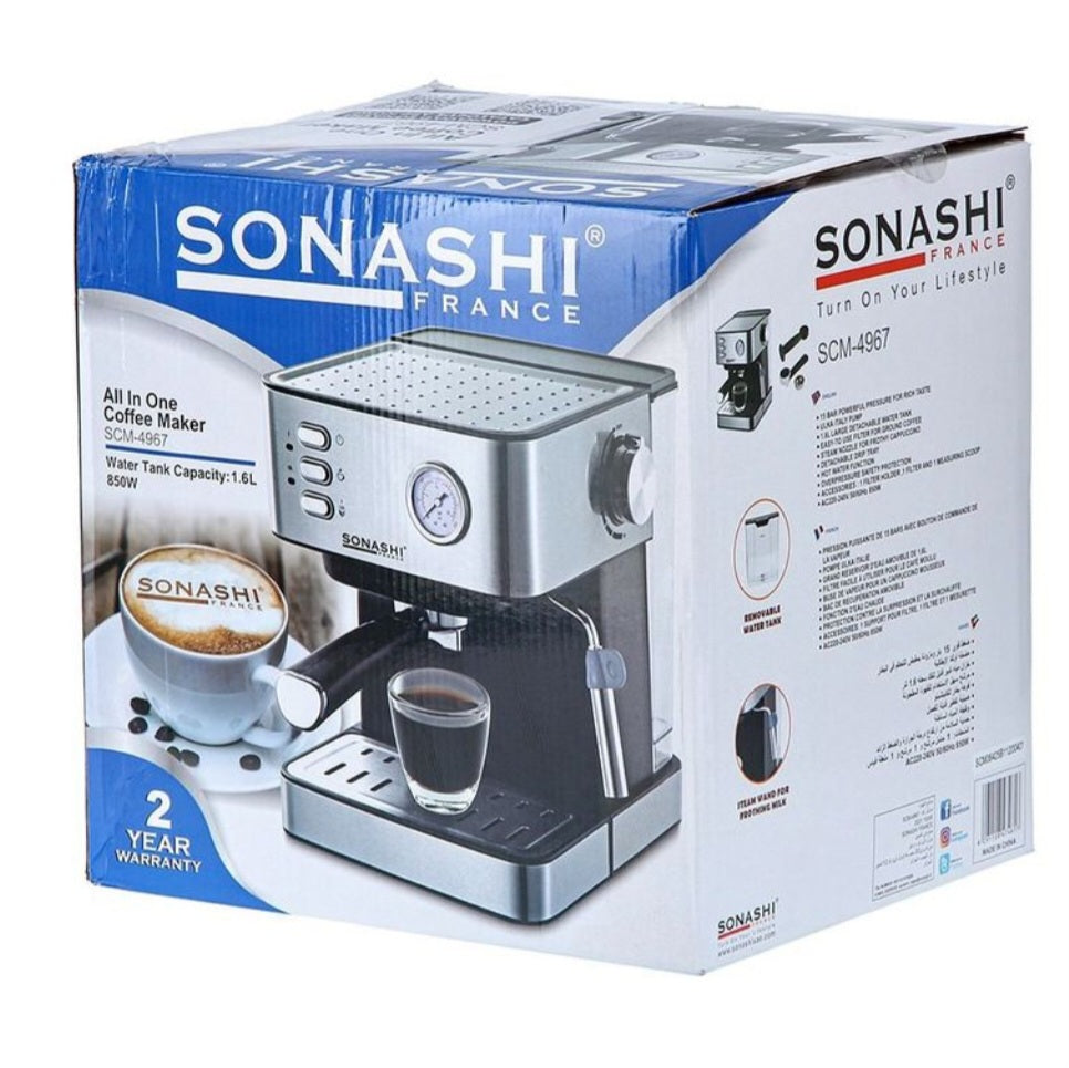 Machine à café SONASHI SCM-4967 (NDR)