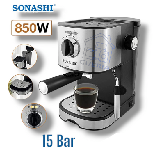 Machine à café SONASHI | SCM-4963 | 850 W | 15 Bar {YSM}